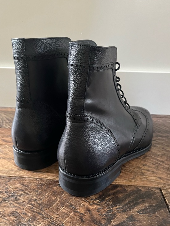 New! Thursday Boots Black Wingtip* main image 8